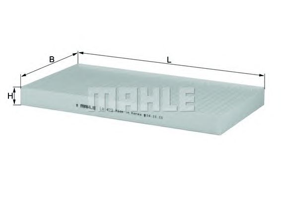 Фильтр салона MAHLE ORIGINAL LA 473