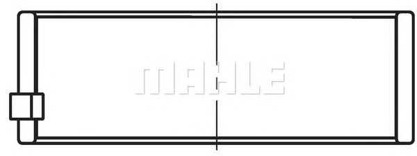 Шатунні вкладиші MAHLE ORIGINAL 034 PS 18670 025