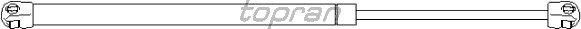 Газовый упор крышки багажника TOPRAN 700 693