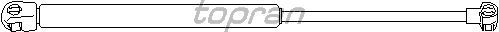 Газовый упор капота TOPRAN 113 525