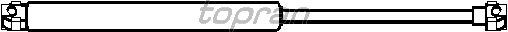 Газовый упор капота TOPRAN 500 409