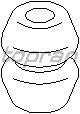 Опора, стабилизатор TOPRAN 302 750