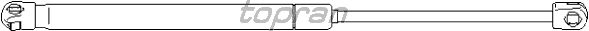 Газовый упор крышки багажника TOPRAN 721 289
