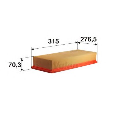 Повітряний фільтр VALEO 585036