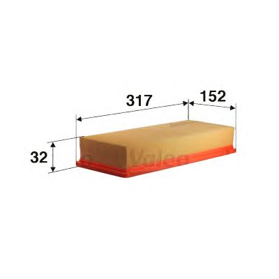 Воздушный фильтр VALEO 585155