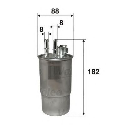 Паливний фільтр VALEO 587525