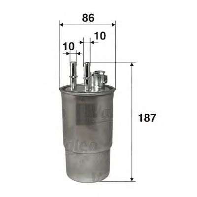 Паливний фільтр VALEO 587562