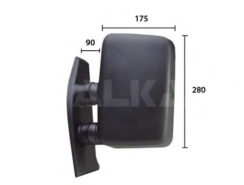 Зеркало заднего вида ALKAR 6101982