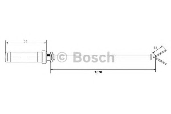 Датчик вращения колеса BOSCH 0 265 004 010