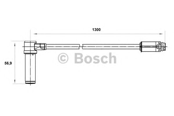 Датчик вращения колеса BOSCH 0 265 004 025
