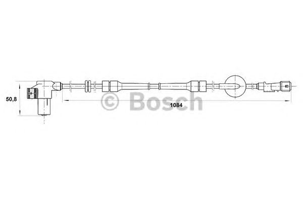 Датчик вращения колеса BOSCH 0 265 006 205