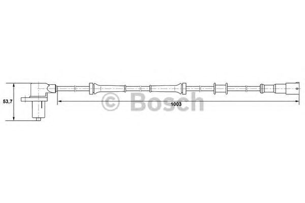 Датчик вращения колеса BOSCH 0 265 006 212