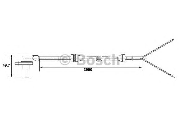 Датчик вращения колеса BOSCH 0 265 006 214