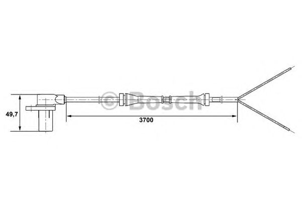 Датчик вращения колеса BOSCH 0 265 006 215