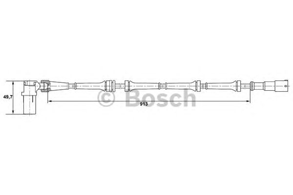 Датчик вращения колеса BOSCH 0 265 006 282