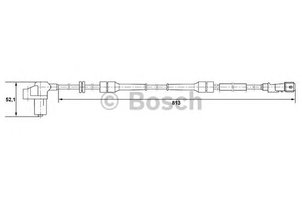 Датчик вращения колеса BOSCH 0 265 006 388