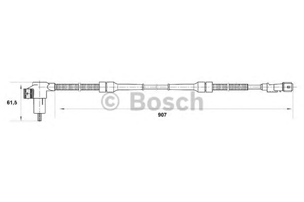 Датчик вращения колеса BOSCH 0 265 006 504