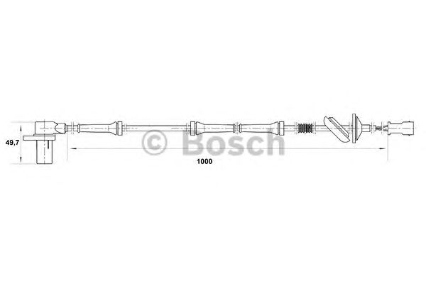 Датчик вращения колеса BOSCH 0 265 006 573