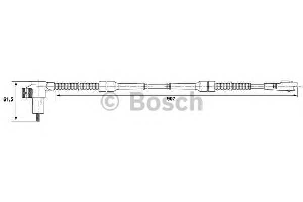 Датчик вращения колеса BOSCH 0 265 006 731