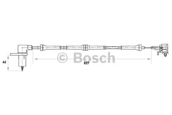 Датчик вращения колеса BOSCH 0 265 006 755