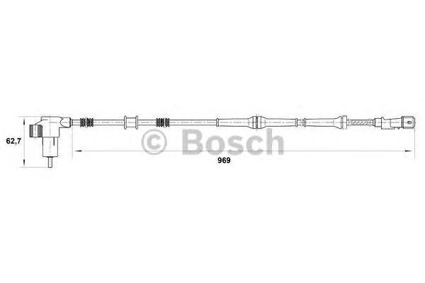 Датчик вращения колеса BOSCH 0 265 006 793