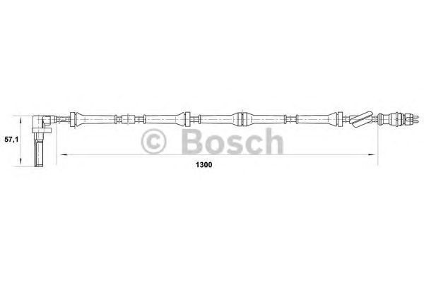 Датчик вращения колеса BOSCH 0 265 007 021