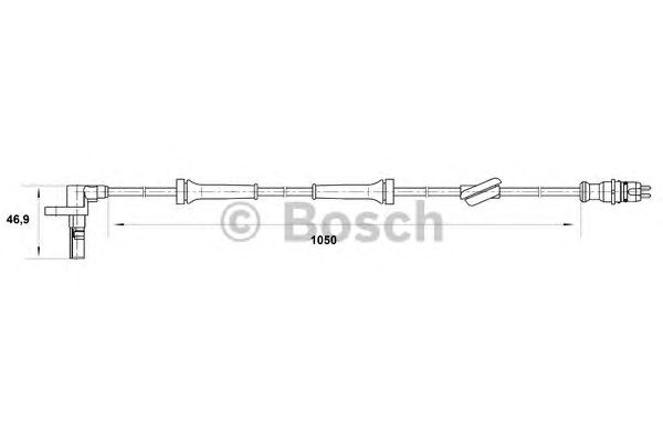 Датчик обертання колеса BOSCH 0 265 007 032