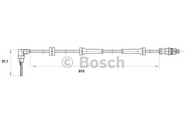 Датчик вращения колеса BOSCH 0 265 007 069