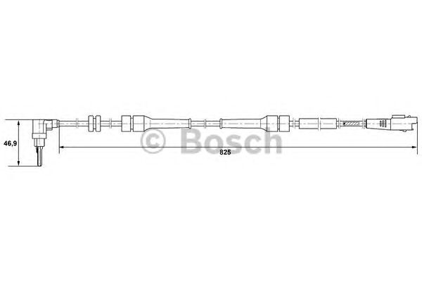 Датчик вращения колеса BOSCH 0 265 007 084