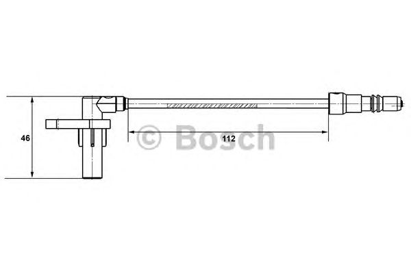 Датчик вращения колеса BOSCH 0 265 007 439