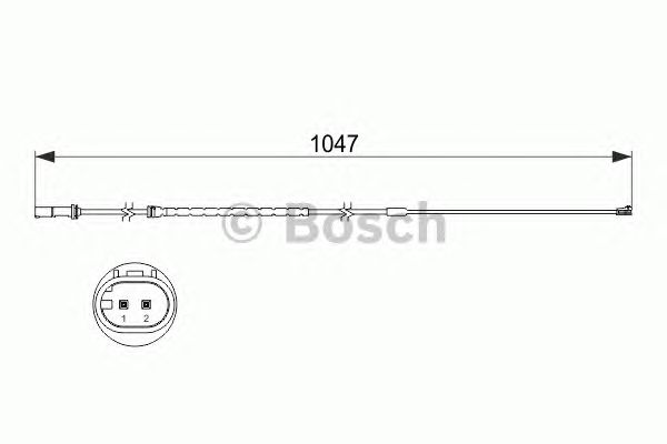 Датчик износа колодок BOSCH 1 987 473 512