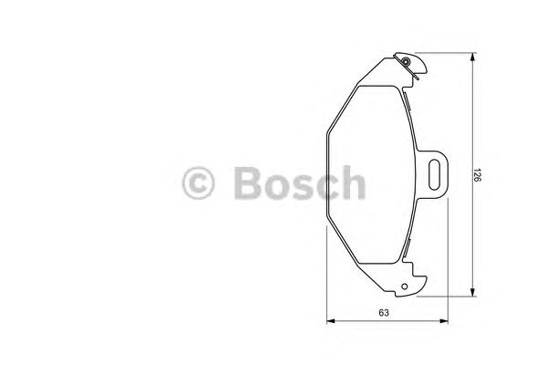 Гальмівні колодки BOSCH 0 986 424 532