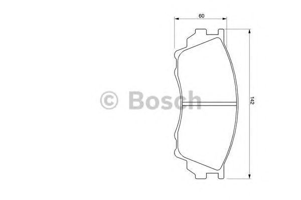 Тормозные колодки BOSCH 0 986 424 753