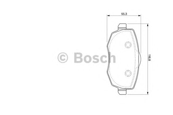 Тормозные колодки BOSCH 0 986 424 792