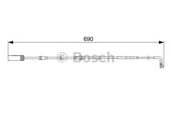 Датчик износа колодок BOSCH 1 987 473 052