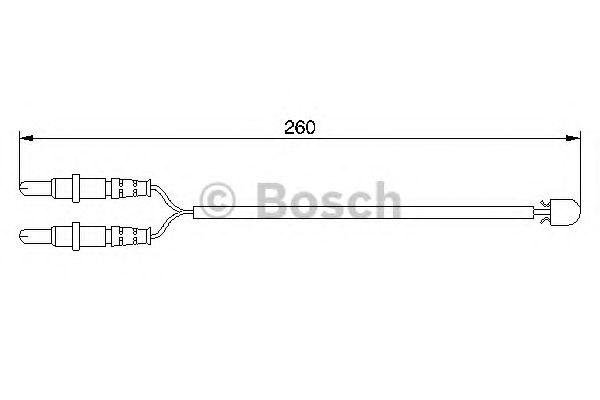 Датчик износа колодок BOSCH 1 987 474 975