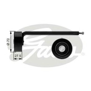 Натяжной ролик поликлинового ремня GATES T39088