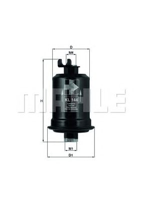 Топливный фильтр KNECHT KL 144