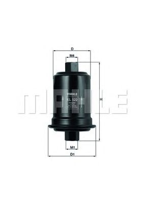 Топливный фильтр KNECHT KL 522