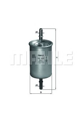 Паливний фільтр KNECHT KL 555