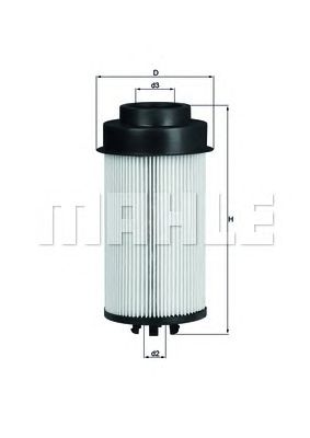 Топливный фильтр KNECHT KX 181D