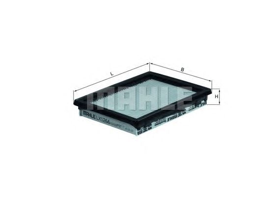 Воздушный фильтр KNECHT LX 1266