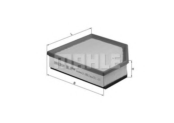 Воздушный фильтр KNECHT LX 1593/2