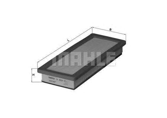 Воздушный фильтр KNECHT LX 2637