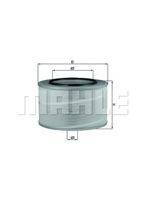 Воздушный фильтр KNECHT LX 507