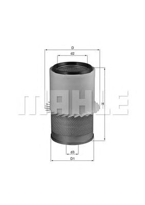Повітряний фільтр KNECHT LX 1580