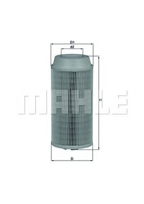 Воздушный фильтр KNECHT LX 1802
