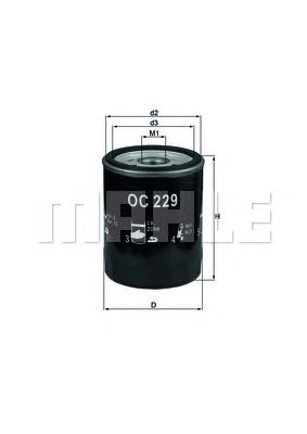 Масляный фильтр KNECHT OC 229