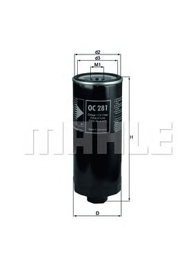 Масляний фільтр KNECHT OC 281