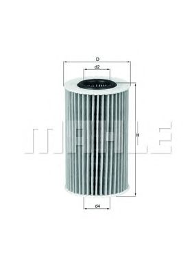 Масляный фильтр KNECHT OX 554D1